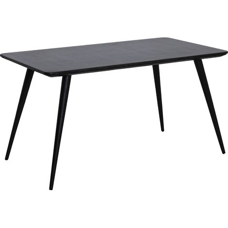 Table à manger avec plateau en granite noir Antonella (1/5)