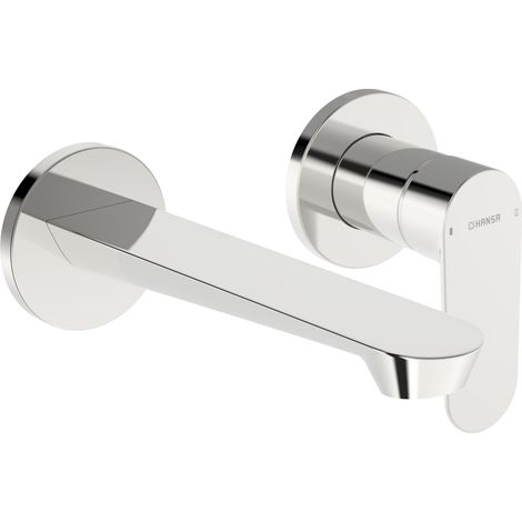 HANSA HA Miscelatore monocomando Set da incasso per lavabo HANSAGENESIS - 3780 Rosone rotondo Sporgenza 185 mm cromo, 37802107
