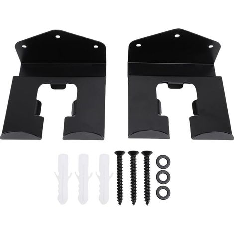 Steel Lawnmower Rack, Wall-Mounted Steel Grass Trimmer Hanger with Black Rubber Coating, Garage Storage Solution, Effortless Organization (1/5)