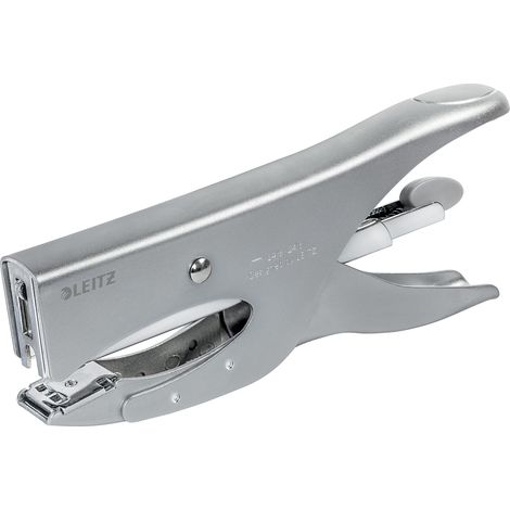Leitz Cucitrice a pinza 5549-00-81 Capacità di impilatura:40 fogli (80 g/m²) Nero, Cromo 1 pz. (1/5)