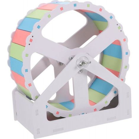 Roue Pour Hamster - 23 Cm - Silencieuse - Pour Petit Rongeur - 1 Pièce (1/2)