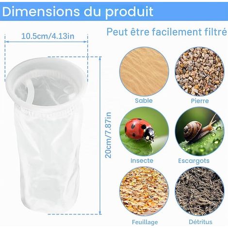 YOUNGAY Filtre IBC en Nylon 105mm Lavable - Maille pour Réservoirs D'eau de Pluie (1/2)