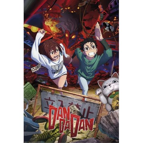 GB eye - Poster chiave DAN DA DAN Momo & Okarun (91,5 x 61 cm)