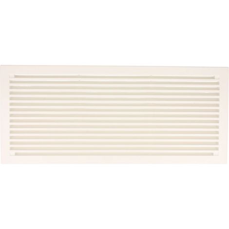Kunststoffgitter Ausführung Weiß 290mm x 125mm Lüftungsgitter Türlüftung