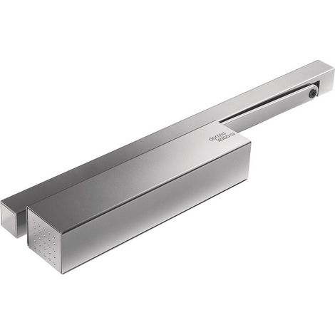 Ensemble ferme-porte TS 93 EMF argenté EN 2-5 Installation normale côté charnièresDORMAKABA