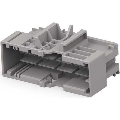 Connecteur série Timer Hybrid femelle 52 voies gris