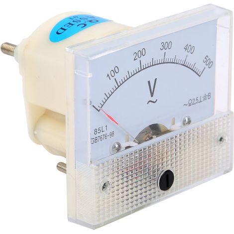 85L1 AC0‑500V Voltmètre CA à aiguille - Outil de mesure de tension électrique (1/5)