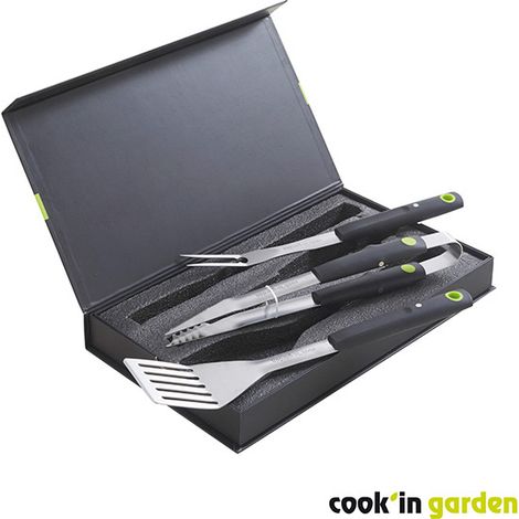 Juego de utensilios magnéticos con mango de tacto suave - Cook in Garden