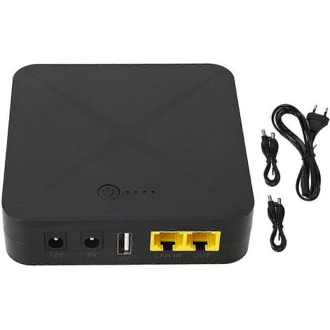 Mini onduleur 5V 9V 12V 48V avec port PoE, batterie de secours 8800 mAh pour caméra, routeur et modem (1/4)