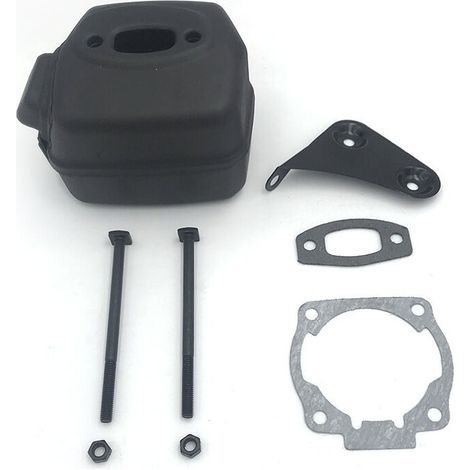Auspuffschalldämpfer für Husqvarna 50, 51 und 55 Kettensägen – Einfache Montage – Graues Kunststoffmaterial – Ersatzteil (1/3)