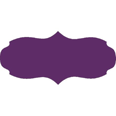 Etichette per barattoli 7,5x3 cm per conserve, 60 pezzi, viola opaco (1/2)