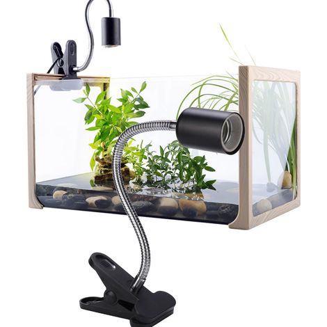 Support de lampe chauffante flexible à pince pour reptiles et animaux de compagnie (1/5)