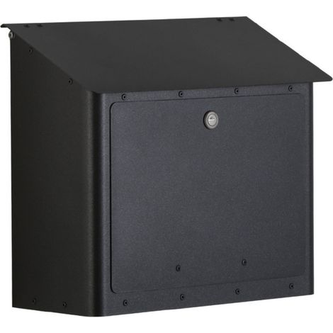 ► HEIBI Briefkasten Gran Securo 5 - grafitgrau aus Stahl (1/5)