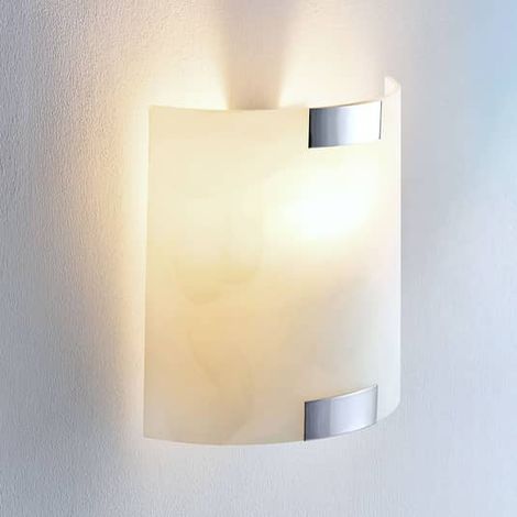 [NEUWERTIG] B-Ware Lindby Quadratische Glas Wandleuchte Quentin Wandleuchte Wandlampe Leuchte Led