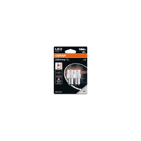 2x Ampoules LEDriving SL P21/5W ROUGE LED 1157 7528DRP-02B OSRAM (1/5)