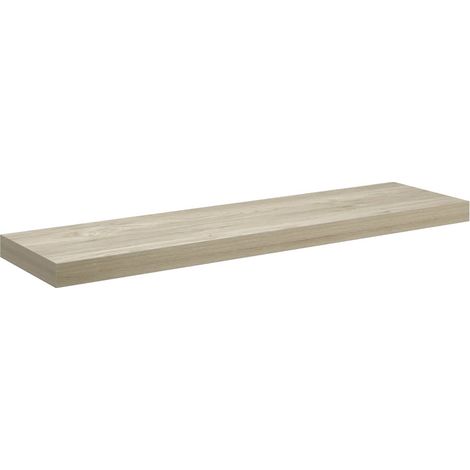 Étagère murale flottante chêne 90x23,5x3,8 cm MDF (1/5)