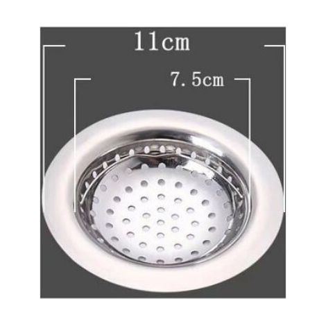 2 filtres d'évier de cuisine avec poignée, crépine d'évier en acier inoxydable avec poignée, grille de plateau de cuisine, diamètre (1/4)