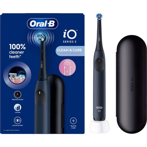 Cepillo de Dientes Eléctrico Oral-B IO Series 2 Ocean Blue + Estuche de Viaje (1/3)
