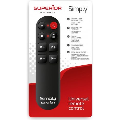 Mando Universal Para TV Programable Por PC Simply  SUPTLB001 (1/2)