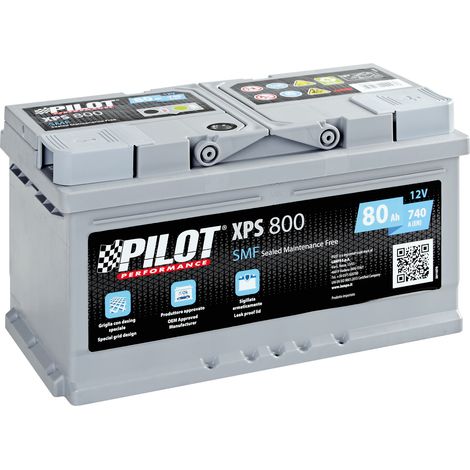 Batteria 12V - Pilot SMF - 80 Ah - 740 A - LB4 (1/2)