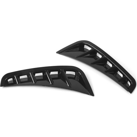 Schwarzer Frontspoiler für Mercedes C-Klasse W205 AMG Line ab 2019, Canardflügel, Ersatzteil und Tuningzubehör.