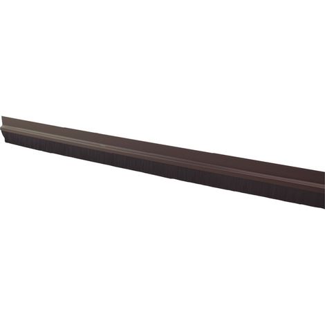 Burlete adhesivo PVC con flecos 1M Marrón GSC 003803811 (1/4)