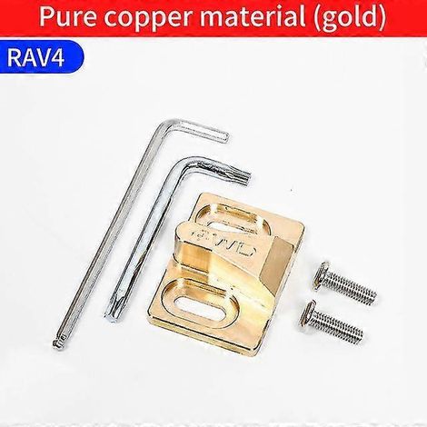 Pour Toyota Prado 150 Rav4, verrou de hayon, Cruiser FJ, Lexus GX, verrou de coffre de porte arrière, antichoc et antibruit Accessoires de protection pour verrou de porte - RAV4 Or (1/5)