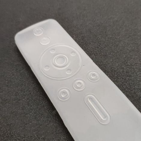 Etui Télécommande - Pour Xiaomi Mi Box 4A - En Silicone Transparent Souple - Protection Antichocs - 1 Pièce (1/4)