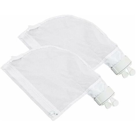 LaBlanc - Bolsas de limpieza para piscinas, paquete de 2 bolsas de filtro de nailon con cremallera y filtro de repuesto para limpiafondos Polaris 280/480