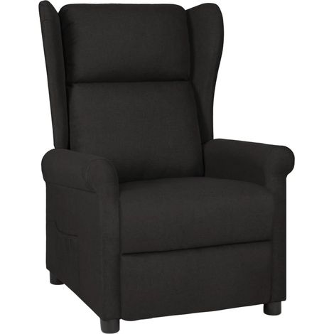 Relaxsessel Schwarz Stoff