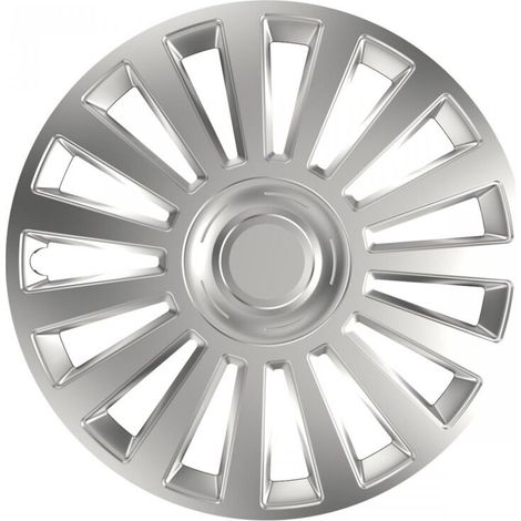 Enjoliveur de voiture de luxe argenté 14 pouces