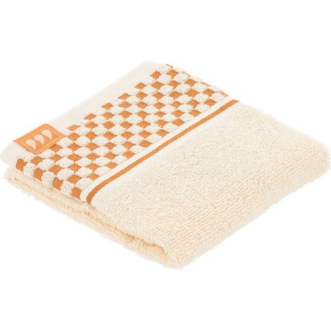 Gästehandtuch 30 x 50 cm, 100 % baumwolle, im vichy-stil – elfenbein - Tendance (1/4)