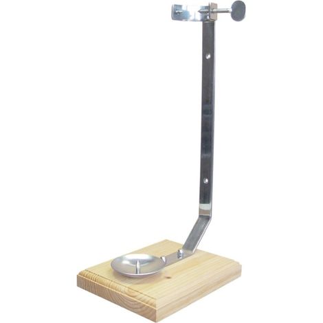 Jamonero vert. madera+acero inox el zorro