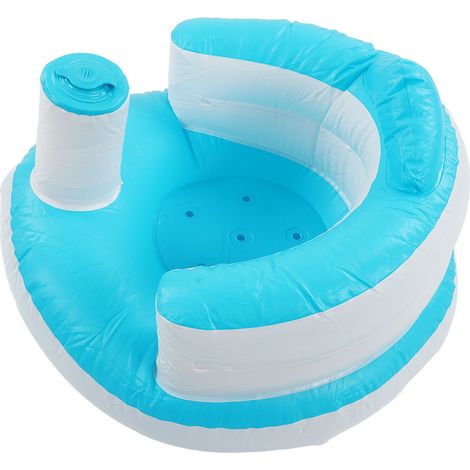 Chaise haute d'apprentissage pour bébé, canapé gonflable pour nourrisson, tabouret de bain gonflable pour bébé, tabouret pour enfant (1/5)