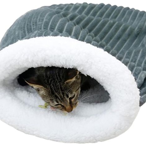 Cat Sleeping Bag, Winter Cat Sleeping Bag Removable Cuddle Dog (1/5)
