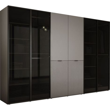 Armadio: Vetro Antisol / Beige Sabbia / Grigio Platino, 300 x 200 x 51 cm (1/5)