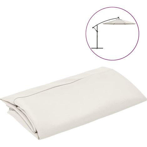 Maison Exclusive - Ersatzbezug für Ampelschirm Sandweiß 350 cm
