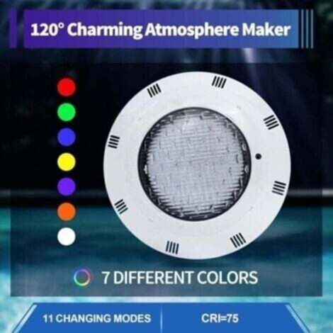 Marine-Schwimmbad-Scheinwerfer 45W 450LED RGB Einbau-Poolleuchte, (1/5)