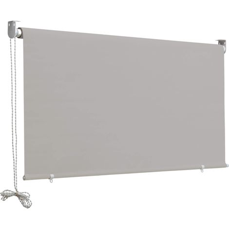 Tenda da Sole a Caduta 2,5x2m in Poliestere Grigio Cenere