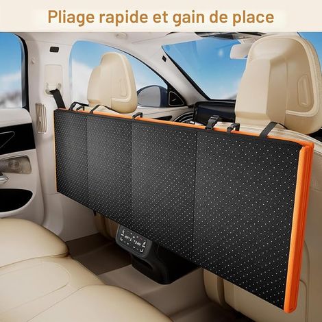 Protection Voiture Chien 13262 CM, Housse Voiture Chien, Panneaux durs Améliorés, Couverture Complète du Siège Arrière