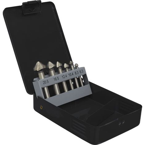 Sealey Countersink Bit Set 6pc - 3 x V Flutes CSSET6V (1/5)