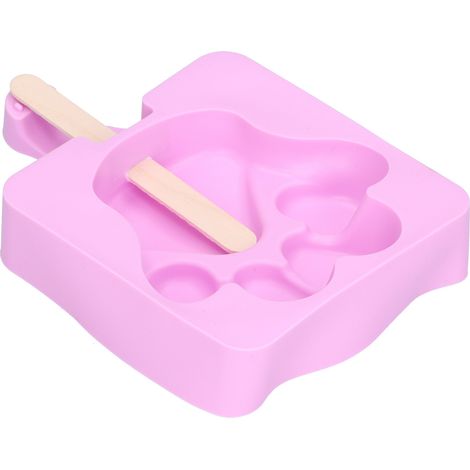 Lot de 3 moules à glace en silicone en forme de griffes de chat, parfaits pour la cuisine. (1/5)