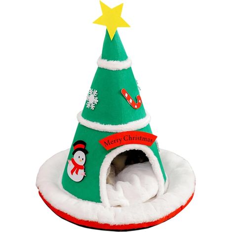 Niche pour chat Arbre de Noël antidérapant lavable (1/5)