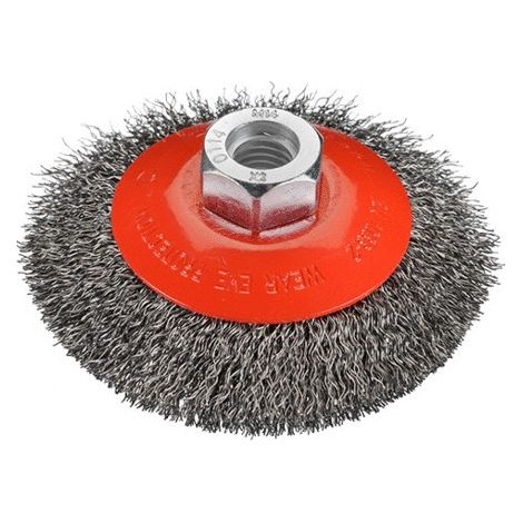 Brosse conique fil acier ondulé KBW M14 100mm OSBORN 2008512161