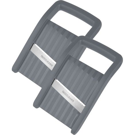 Set de 2 mandolines en plastique et inox Fackelmann Handmade Tradition (1/5)