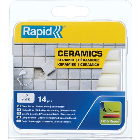 Rapid Colla Stick 125 g Bianco per Ceramica e Sigillature d.12 mm (1/3)