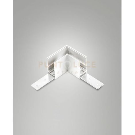 ANGOLO GIUNTO MECCANICO PER BINARIO 48V H5,4cm BIANCO