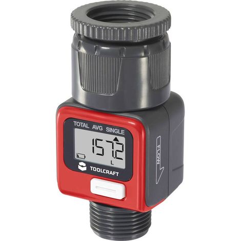 [GEBRAUCHT] B-Ware Toolcraft Wasserzähler G1" batteriebetrieben Echtzeitdurchflussverbrauch 3V (1/2)