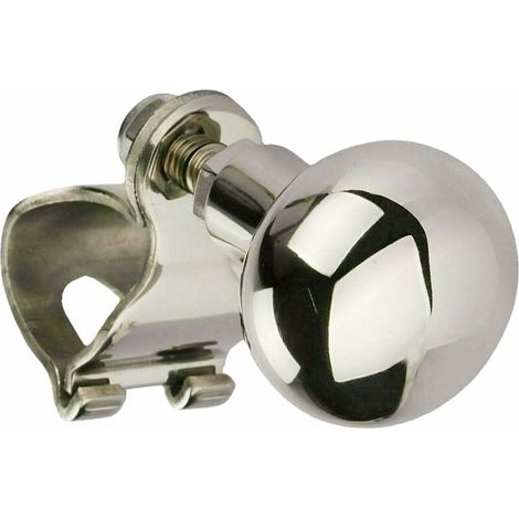 GABRIELLE Bola de acero inoxidable para volante de coche, pomo universal para volante de coche, pomo para volante, pomo para volante, pomo para volante, bola de control para volante de coche (1/5)
