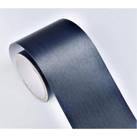 Frises Papier Peint bleu marine 10 X 500cm Moulure Murale Autocollant Murals Adhesif Murale Plinthe Adhesive PVC (1/4)